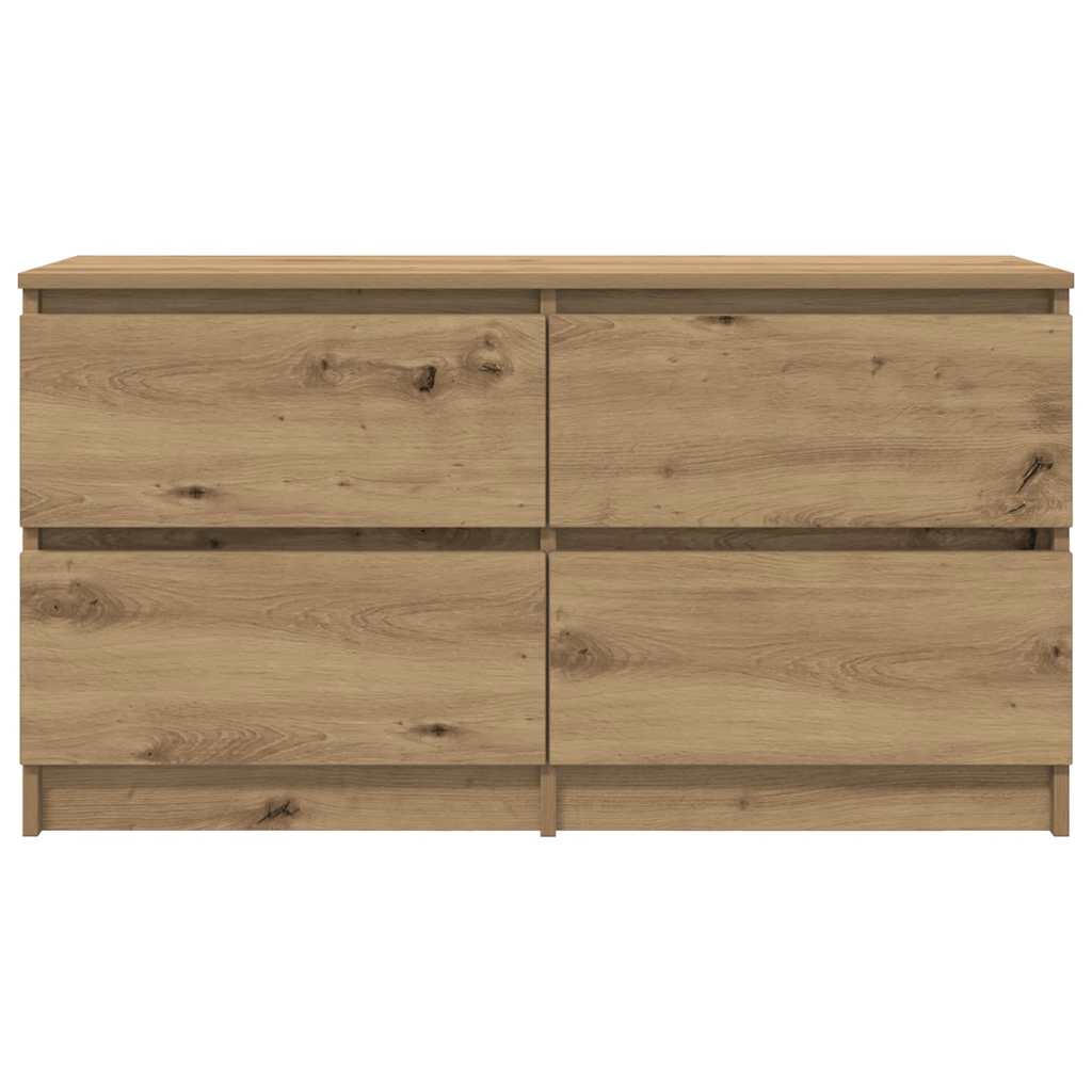 TV cabinet, artisan oak, 100x35x54 cm, wood