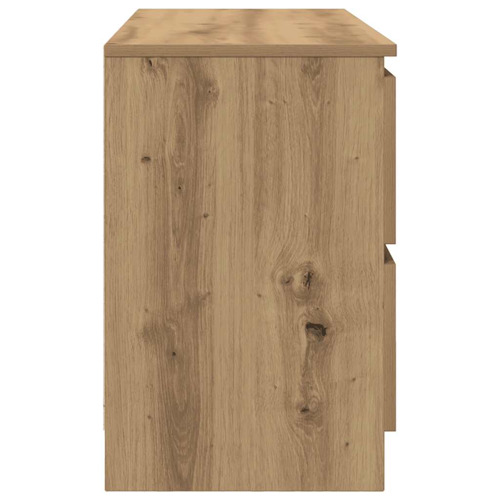 TV cabinet, artisan oak, 100x35x54 cm, wood