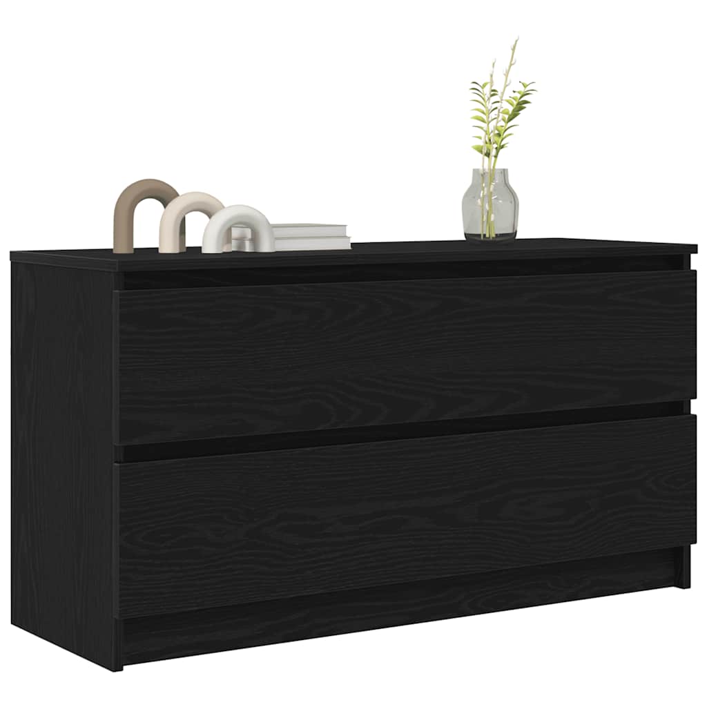 TV skapītis, melns, 100x35x54 cm, koka