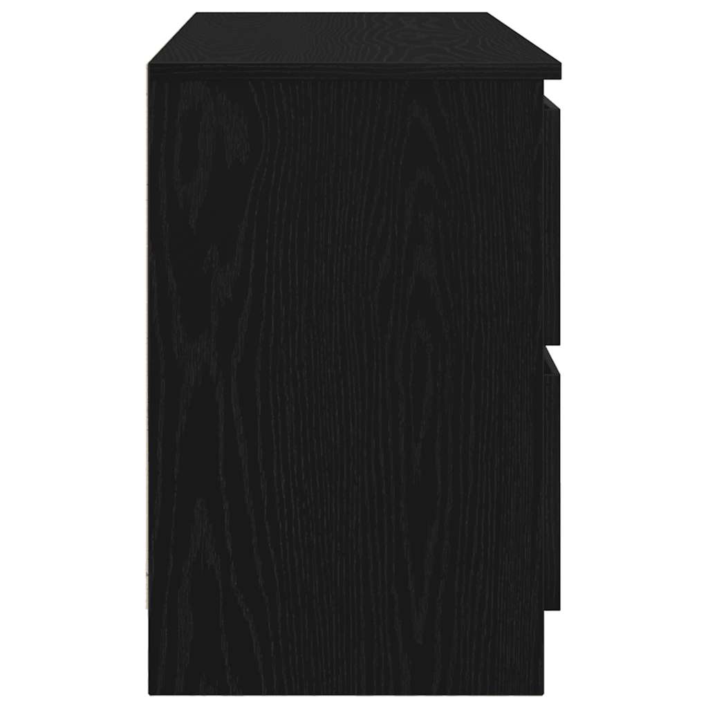 TV skapītis, melns, 100x35x54 cm, koka