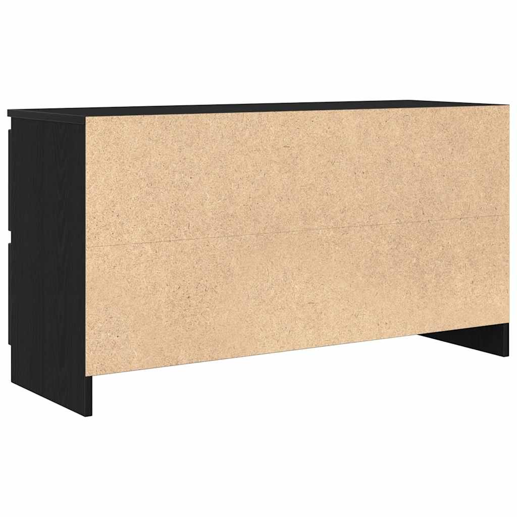 TV skapītis, melns, 100x35x54 cm, koka