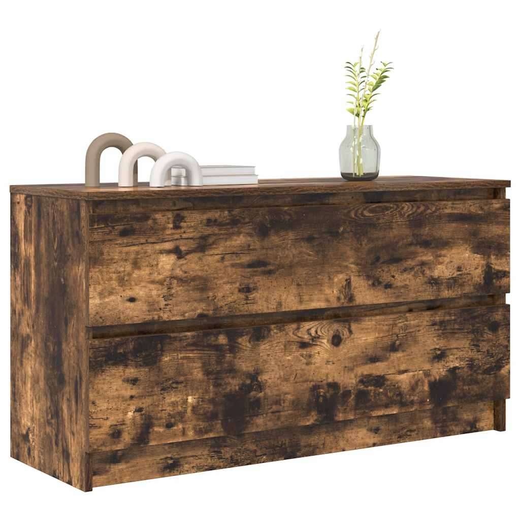TV cabinet, smoked oak, 160x35x55cm, wood