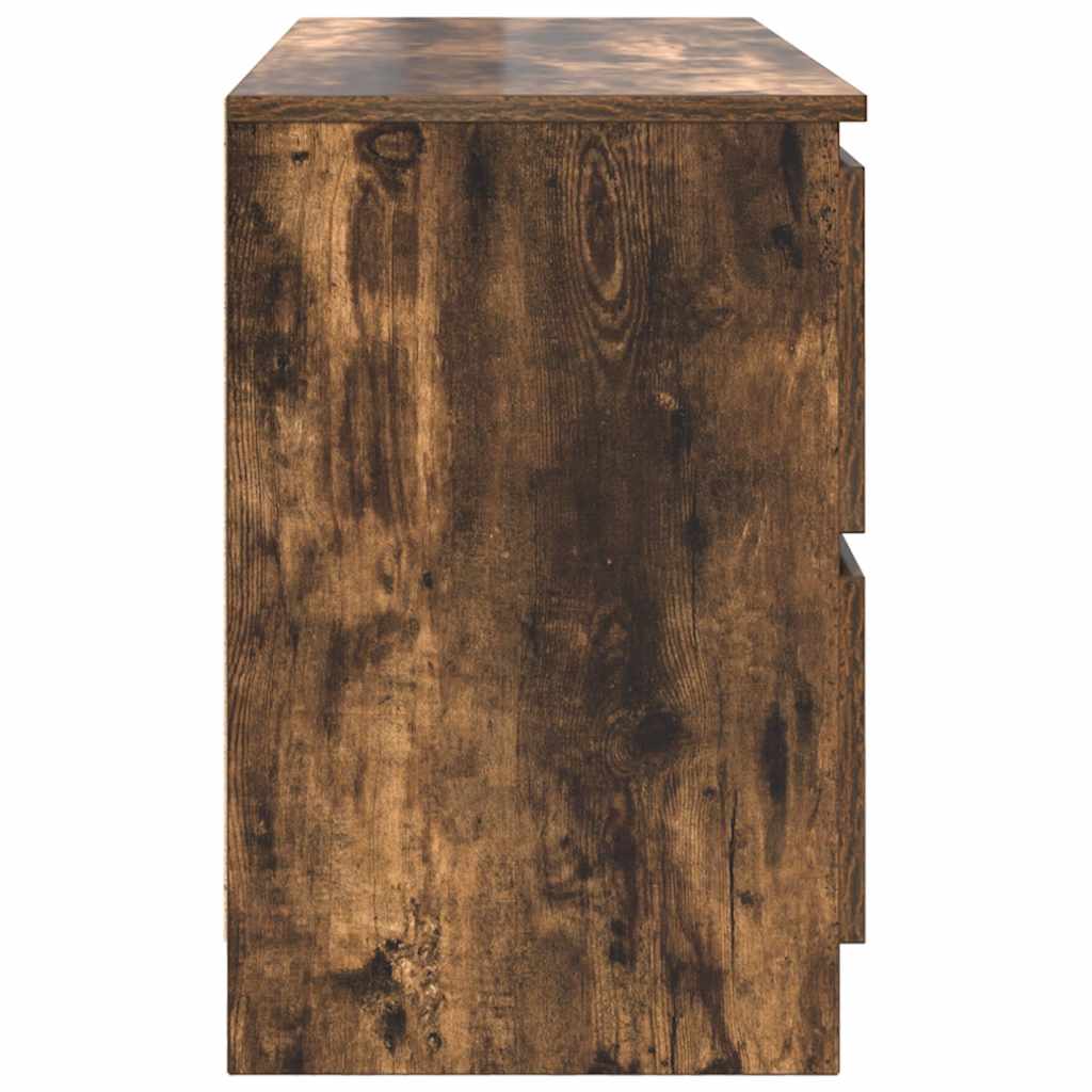 TV cabinet, smoked oak, 160x35x55cm, wood