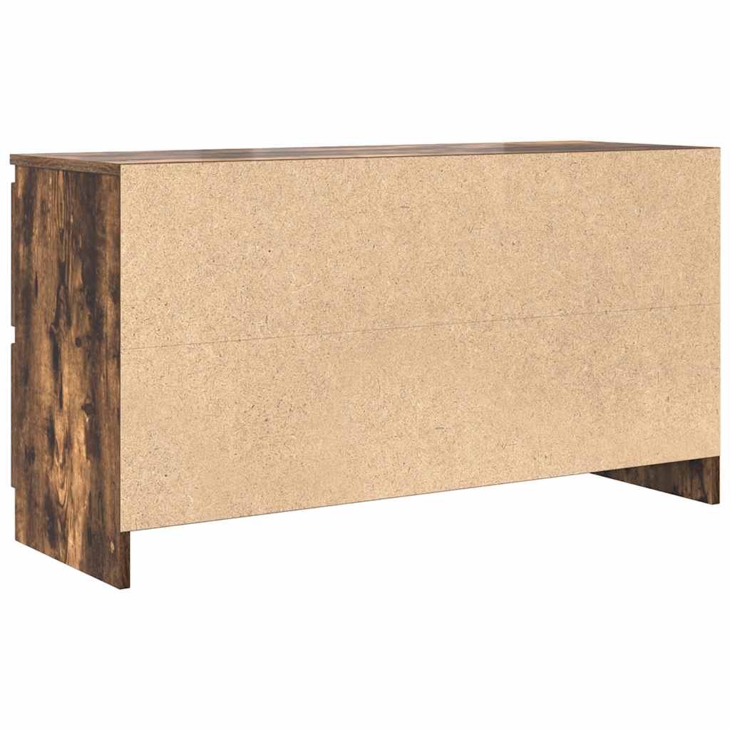 TV cabinet, smoked oak, 160x35x55cm, wood