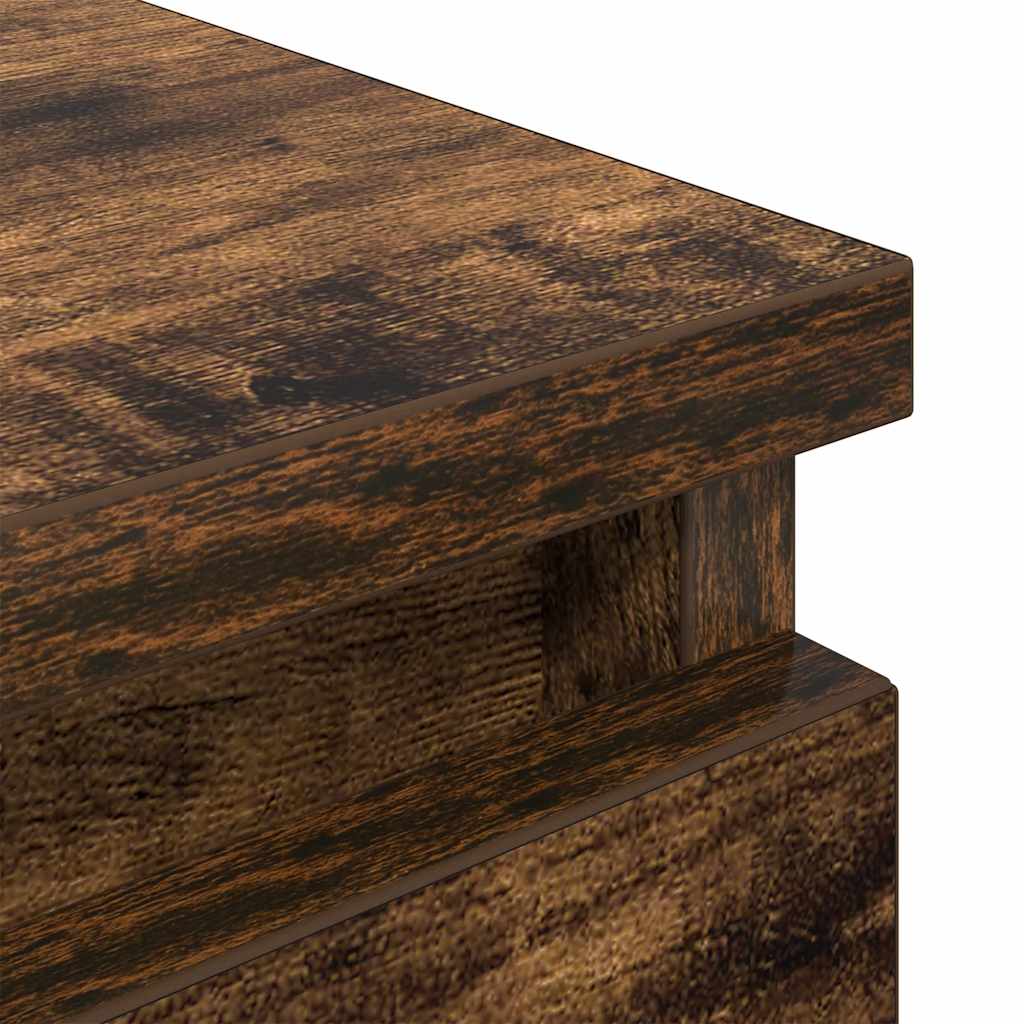 TV cabinet, smoked oak, 160x35x55cm, wood