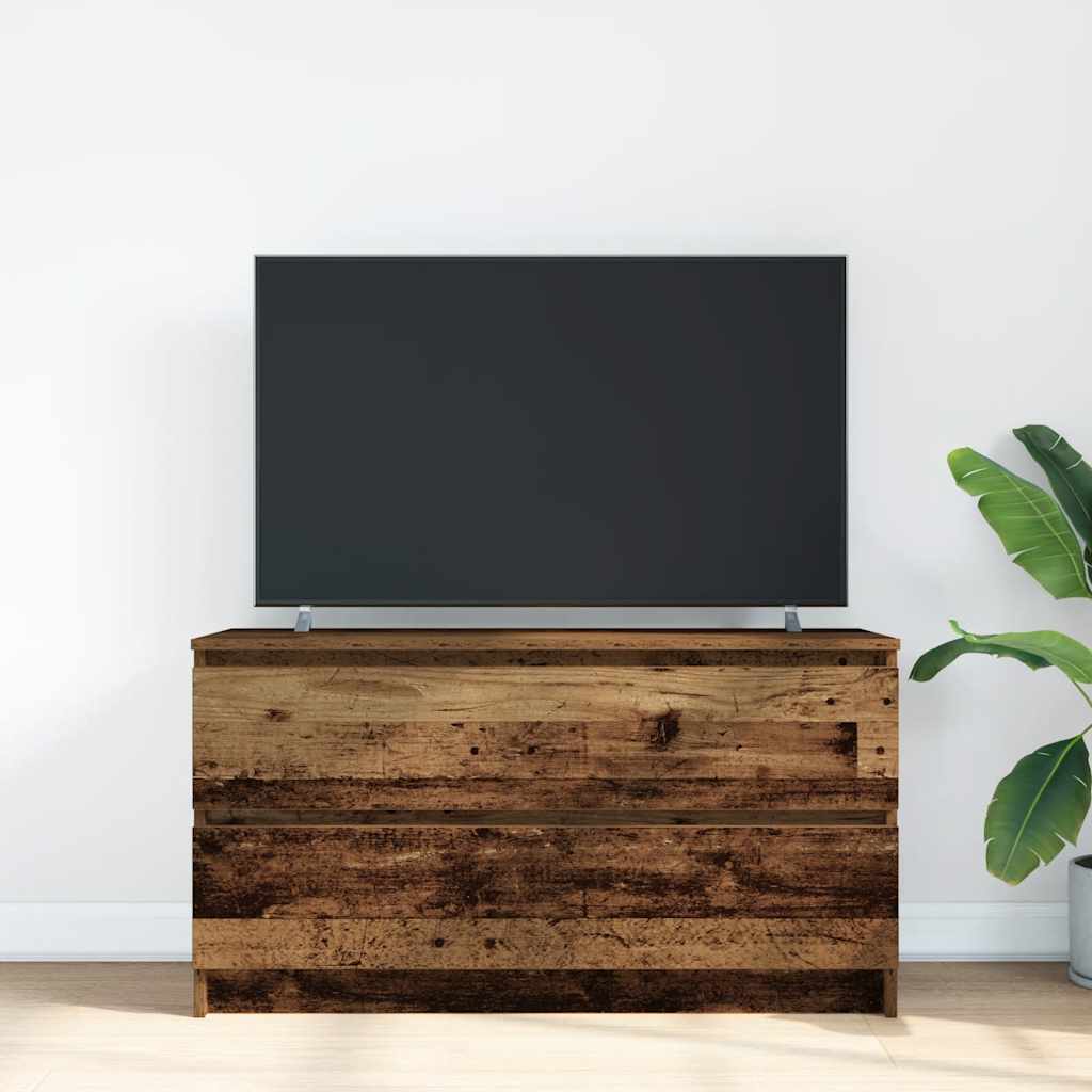TV galds, masīvkoks, 100x35x54cm, apstrādāta koksne