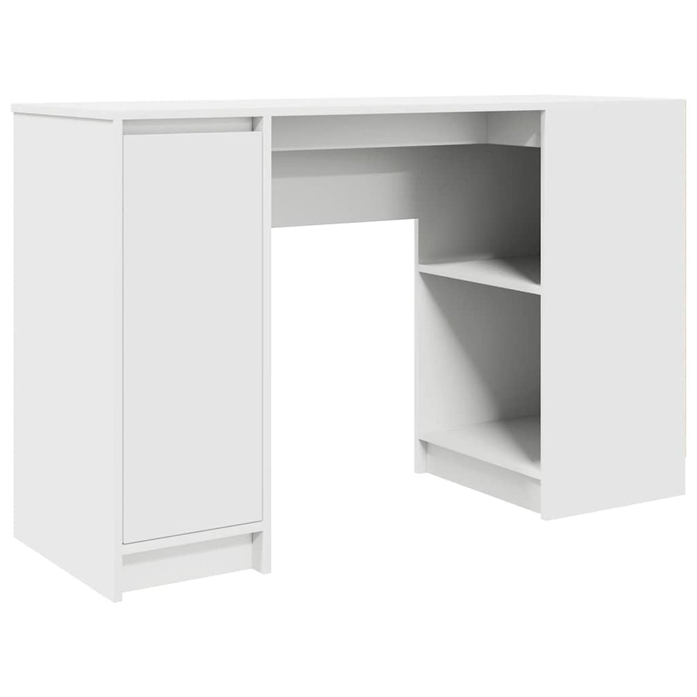 Rašomasis stalas, baltos, 120x42x76 cm, apdirbta mediena