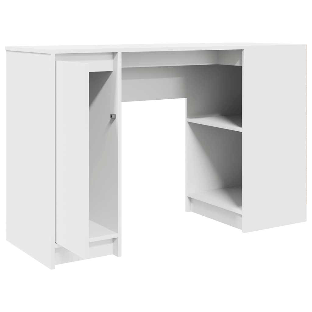 Rašomasis stalas, baltos, 120x42x76 cm, apdirbta mediena