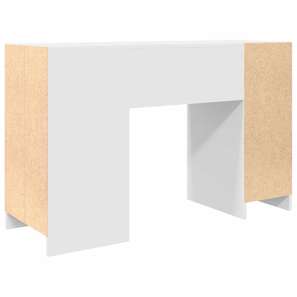 Rašomasis stalas, baltos, 120x42x76 cm, apdirbta mediena
