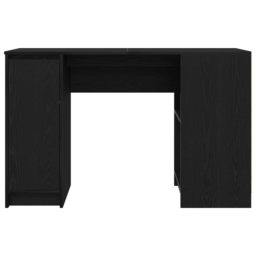 Rašomasis stalas, juodas ąžuolas, 120x42x76 cm apdirbta mediena