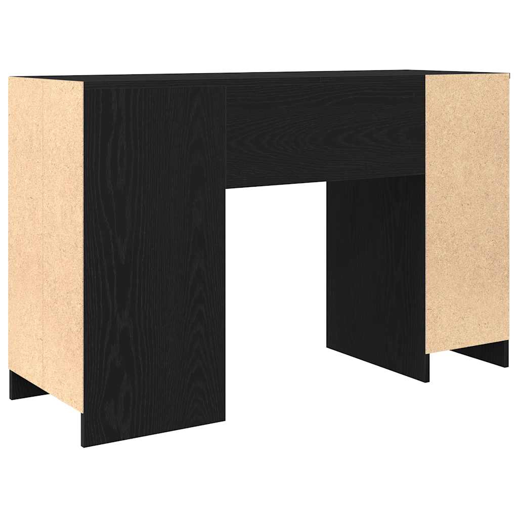 Rašomasis stalas, juodas ąžuolas, 120x42x76 cm apdirbta mediena