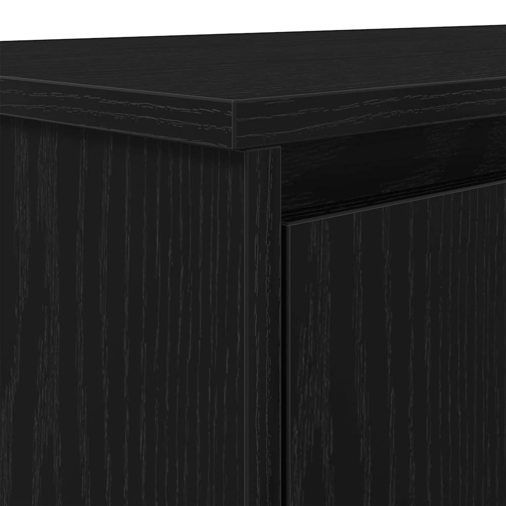 Rašomasis stalas, juodas ąžuolas, 120x42x76 cm apdirbta mediena