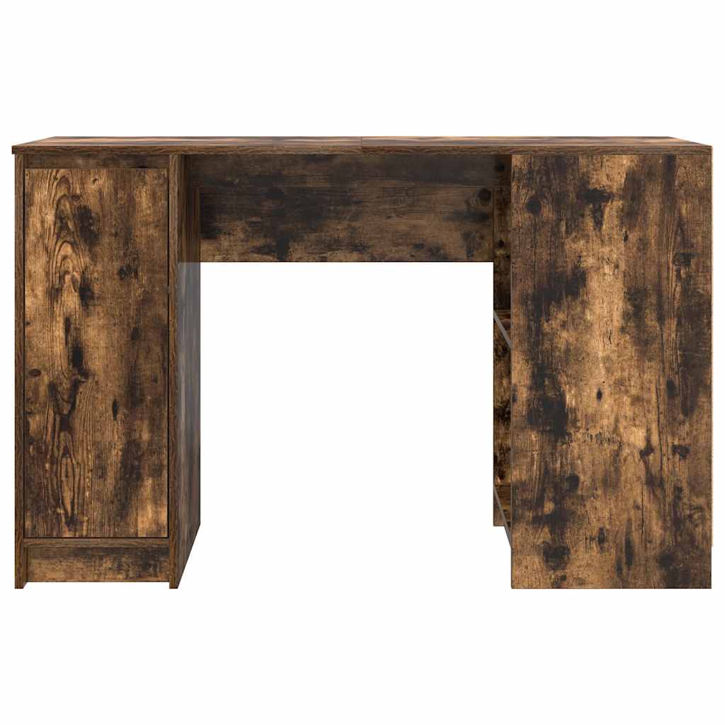 Rašomasis stalas, dūminio ąžuolo, 120x42x76cm, apdirbta mediena