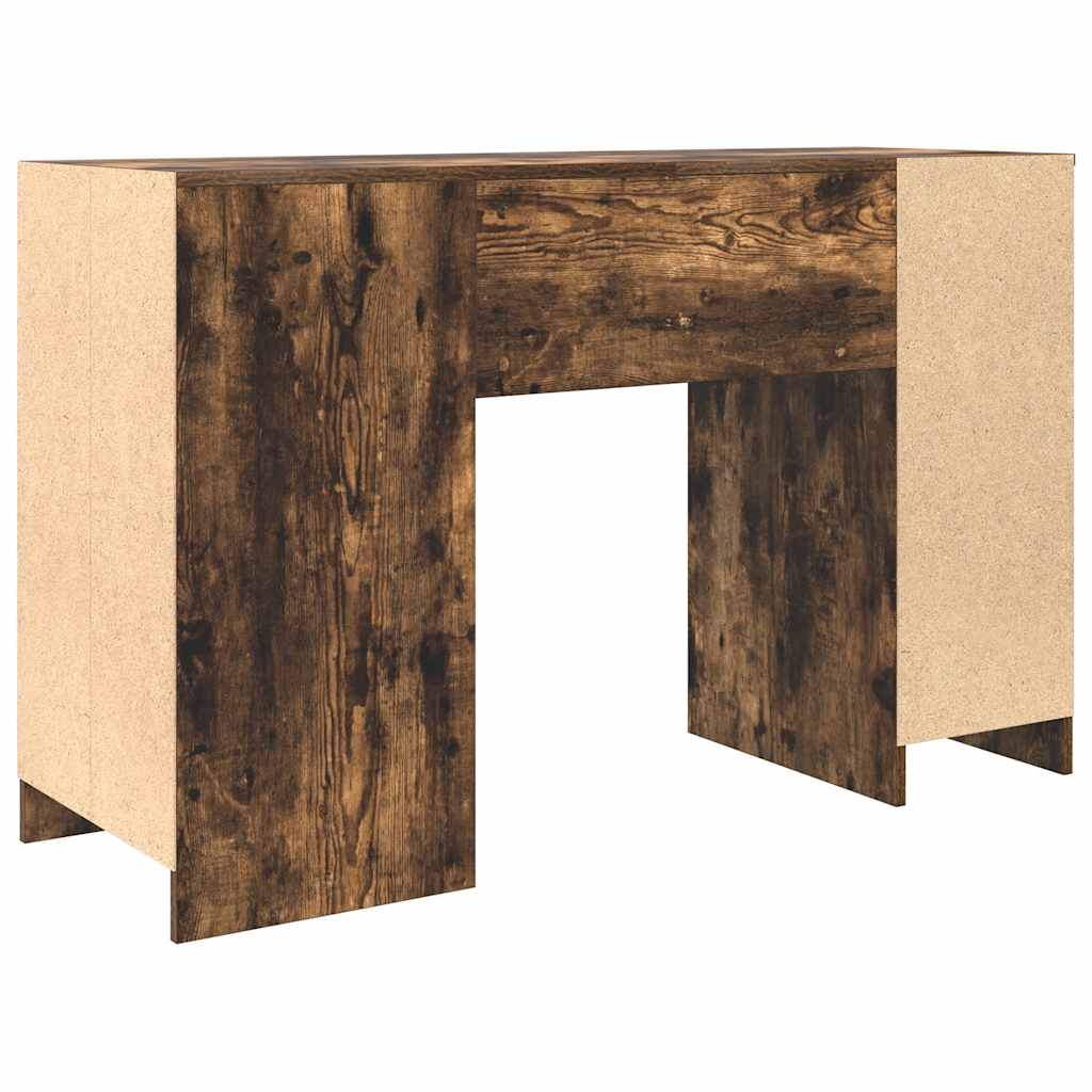 Rašomasis stalas, dūminio ąžuolo, 120x42x76cm, apdirbta mediena