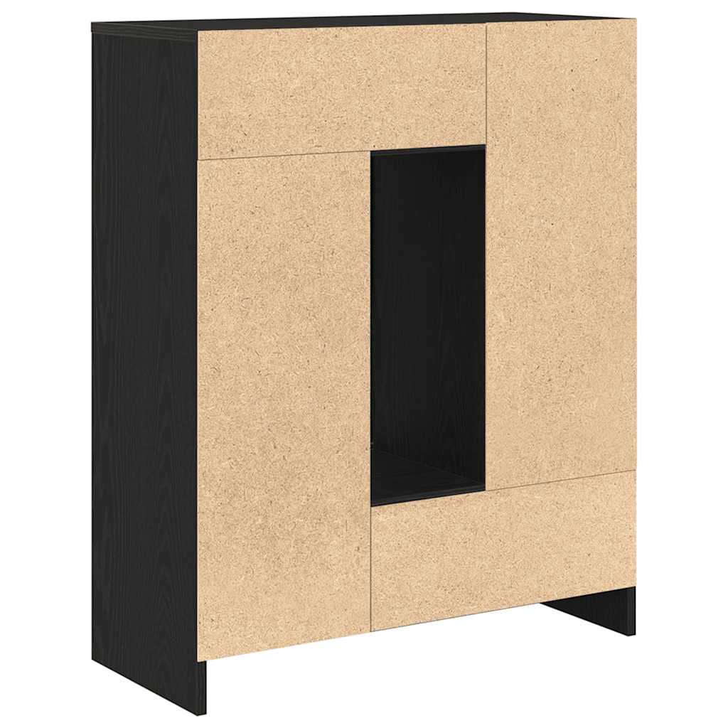 Sideboard with drawers and doors, 73x31x90 cm