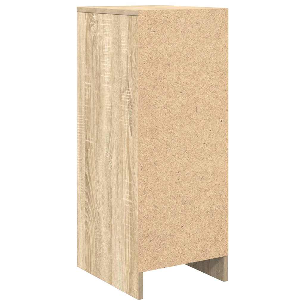 Shoe cabinet, Sonoma oak, 29.5x34x76 cm, engineered wood