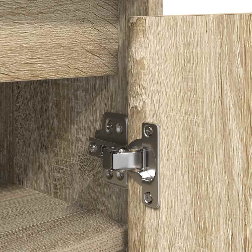 Shoe cabinet, Sonoma oak, 29.5x34x76 cm, engineered wood