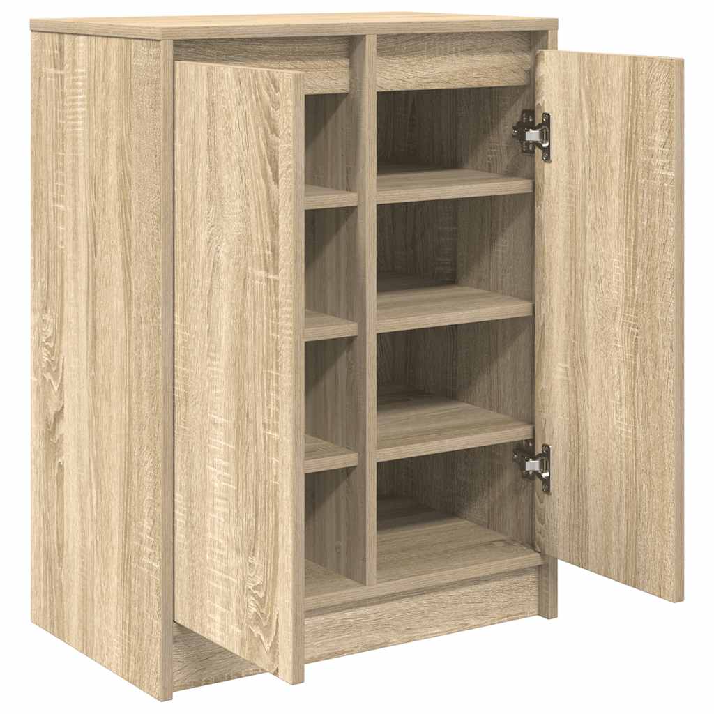 Shoe cabinet, Sonoma oak, 57x34x76 cm, engineered wood