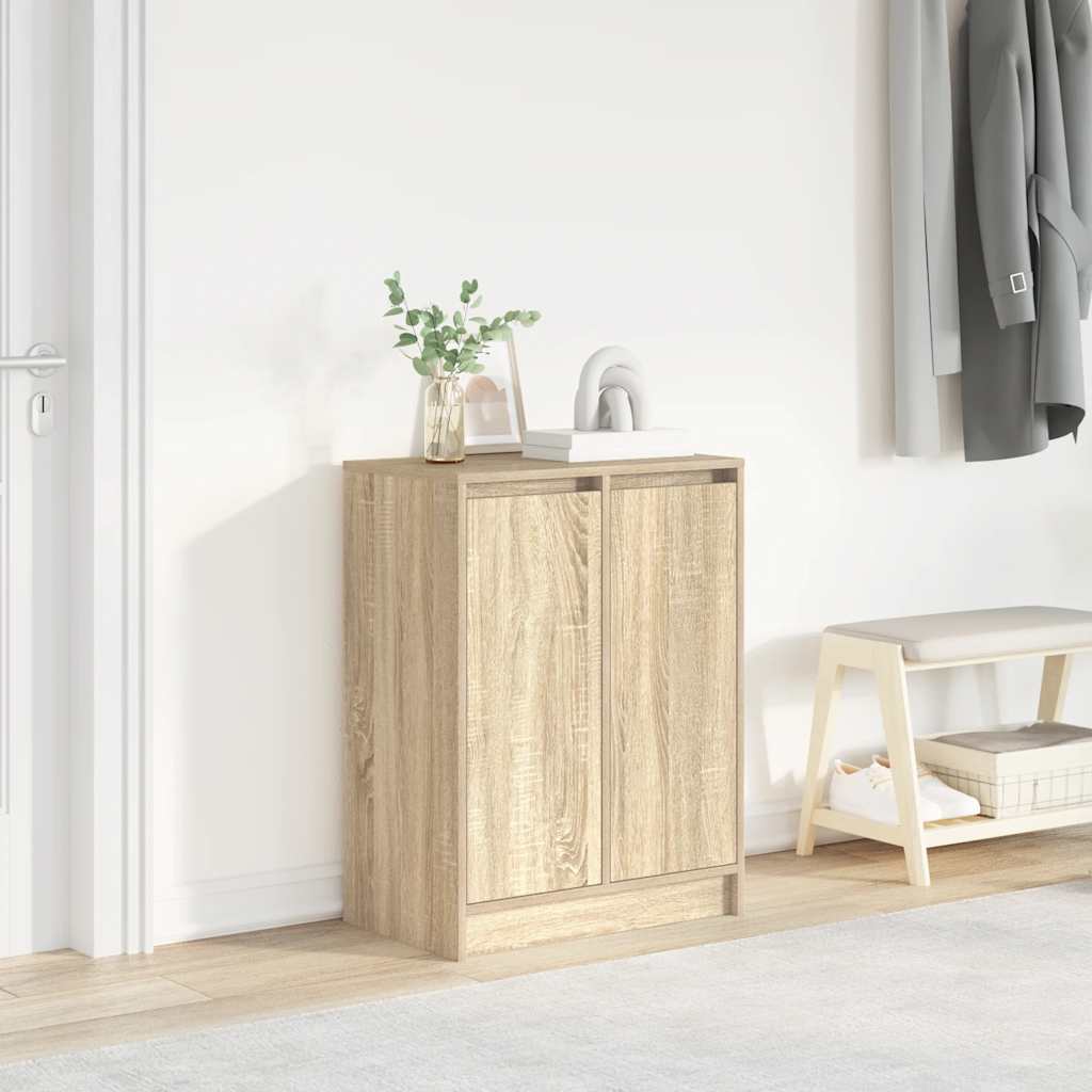 Shoe cabinet, Sonoma oak, 57x34x76 cm, engineered wood