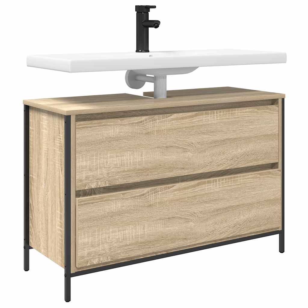 vanity unit with drawers 90x34.5x60 cm