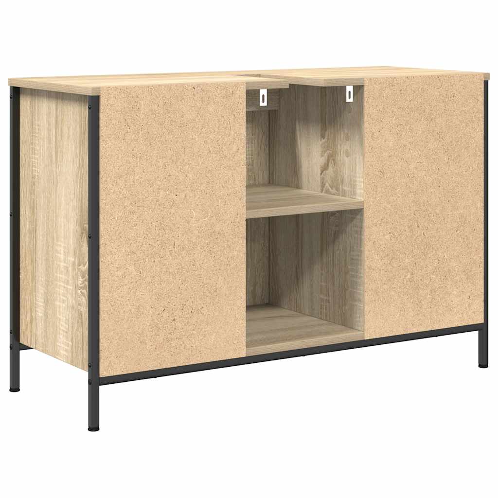 Bathroom cabinet with drawers sonoma oak 90x34.5x60 cm