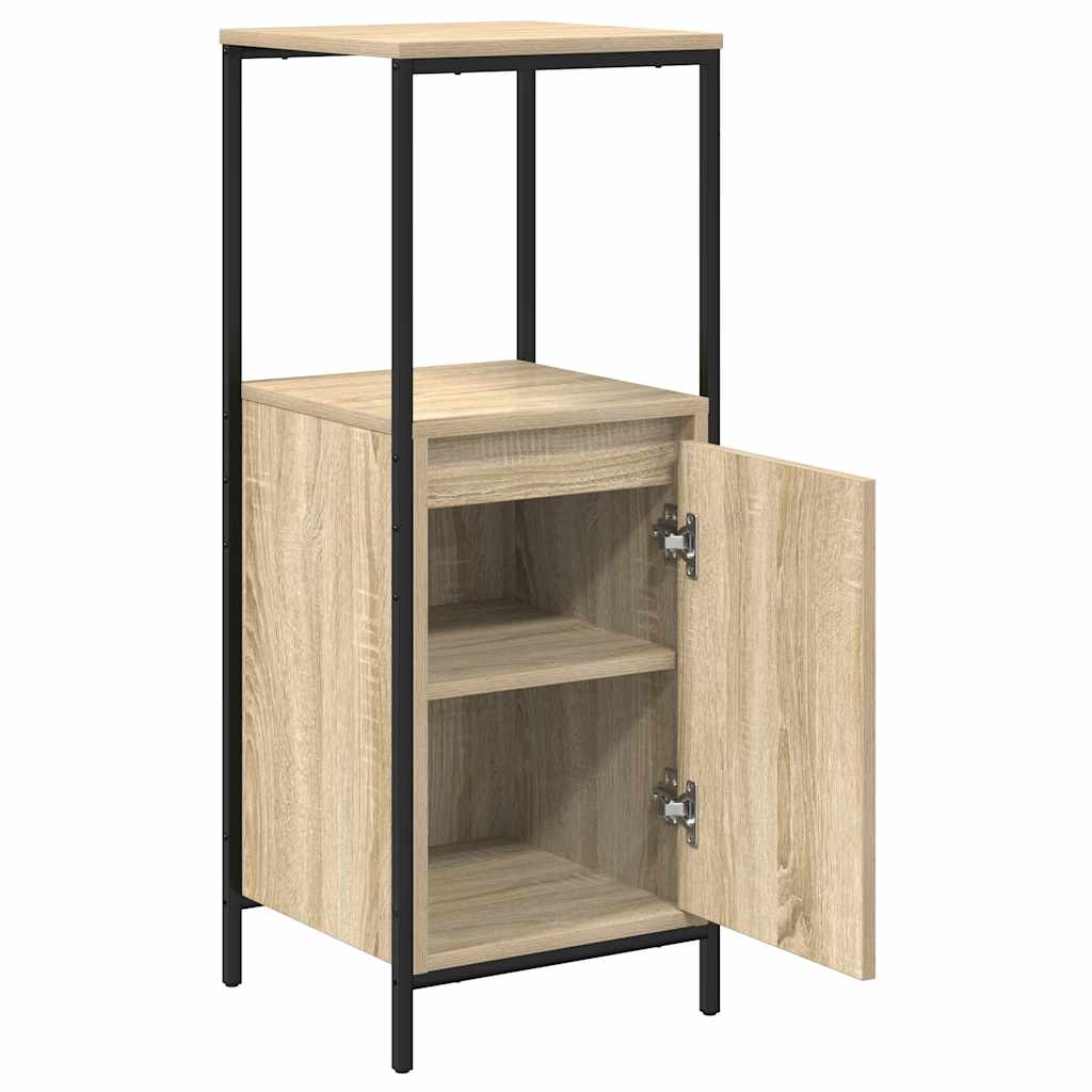 Bathroom cabinet with shelves sonoma oak 36x35x95 cm