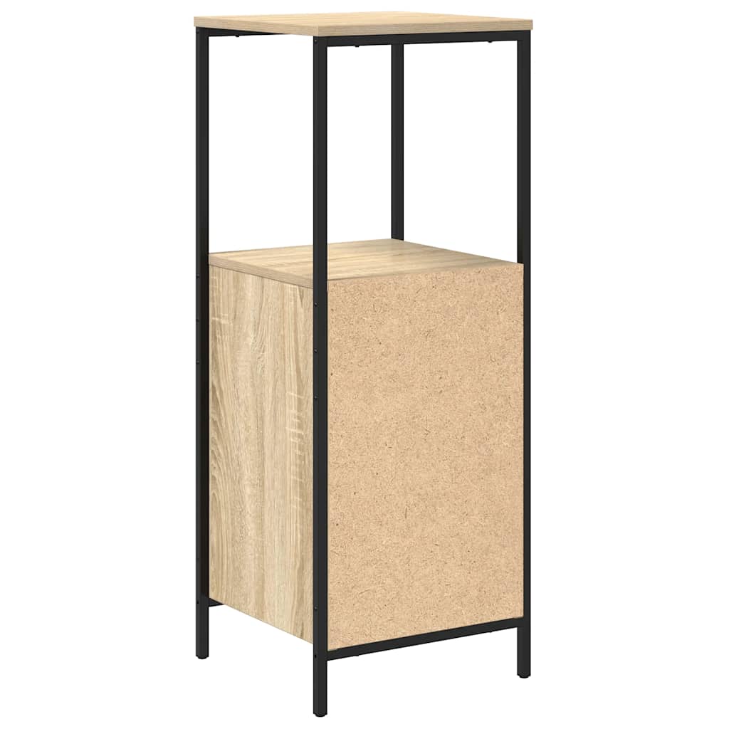 Bathroom cabinet with shelves sonoma oak 36x35x95 cm