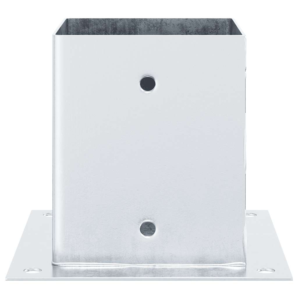Stabu pamatnes kvadrātveida, 12 gab., sudraba, 121x121mm