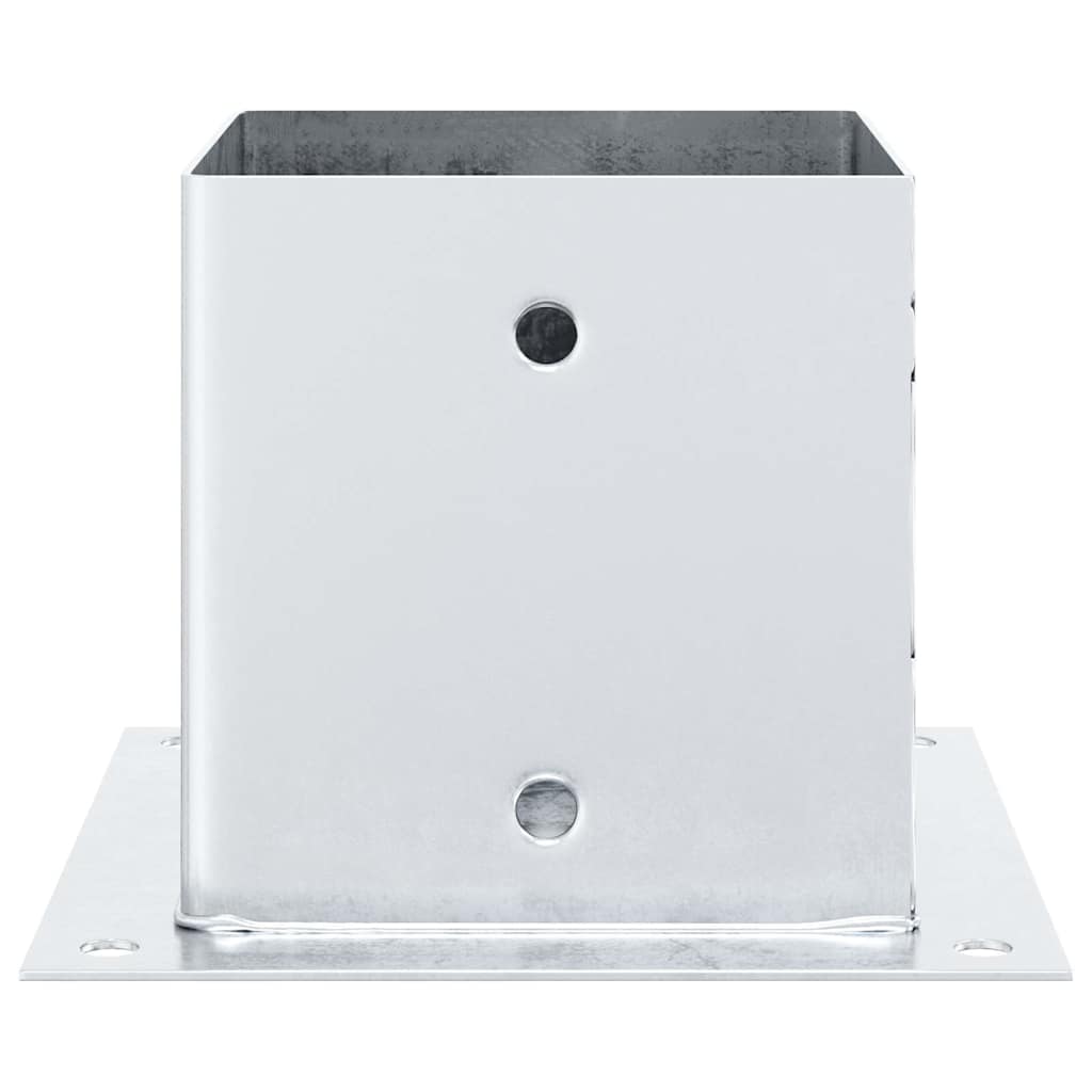 Stabu pamatnes kvadrātveida, 4 gab., sudraba, 141x141 mm