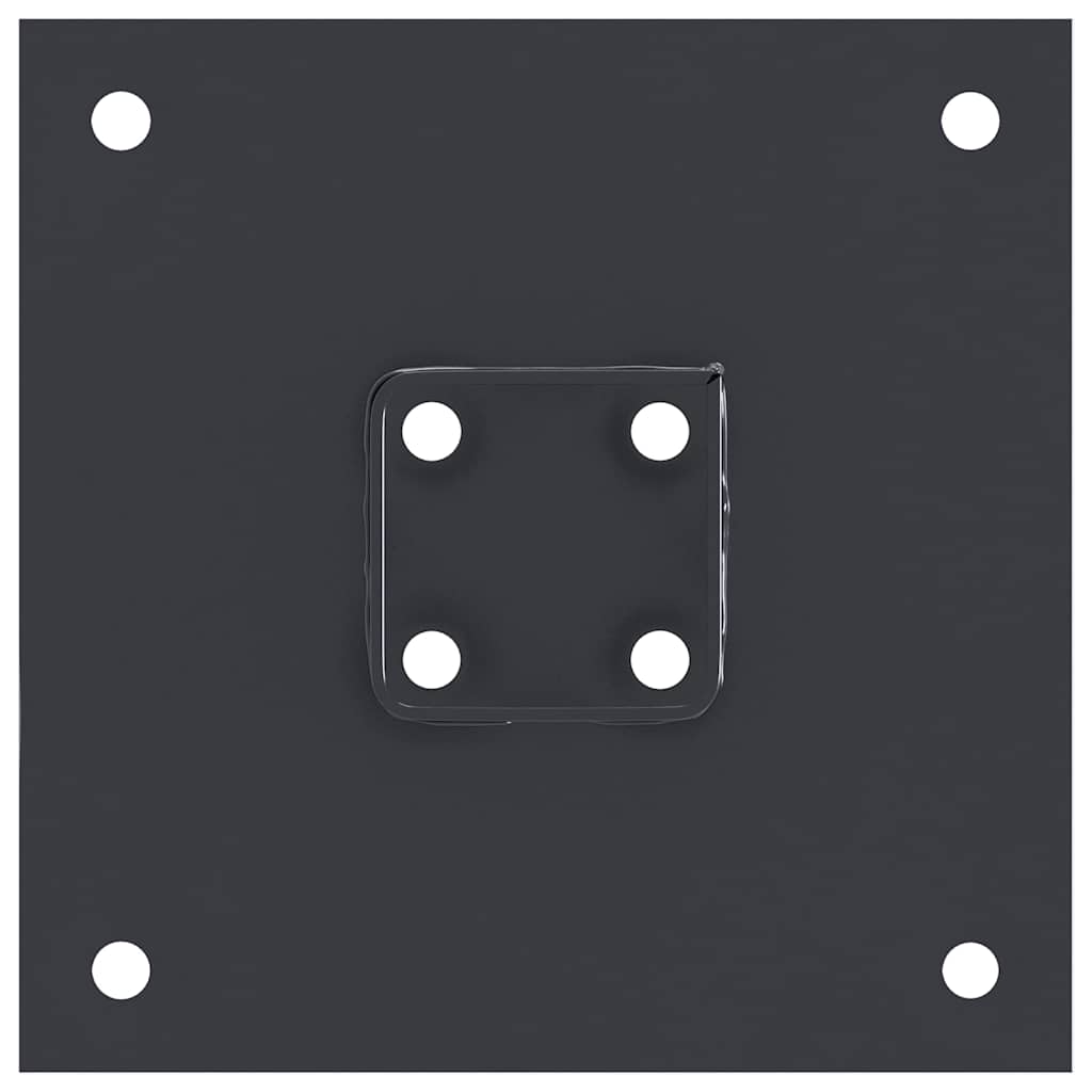 Stulpų pagrindai kvadratiniai, 4vnt., antracito sp., 51x51mm
