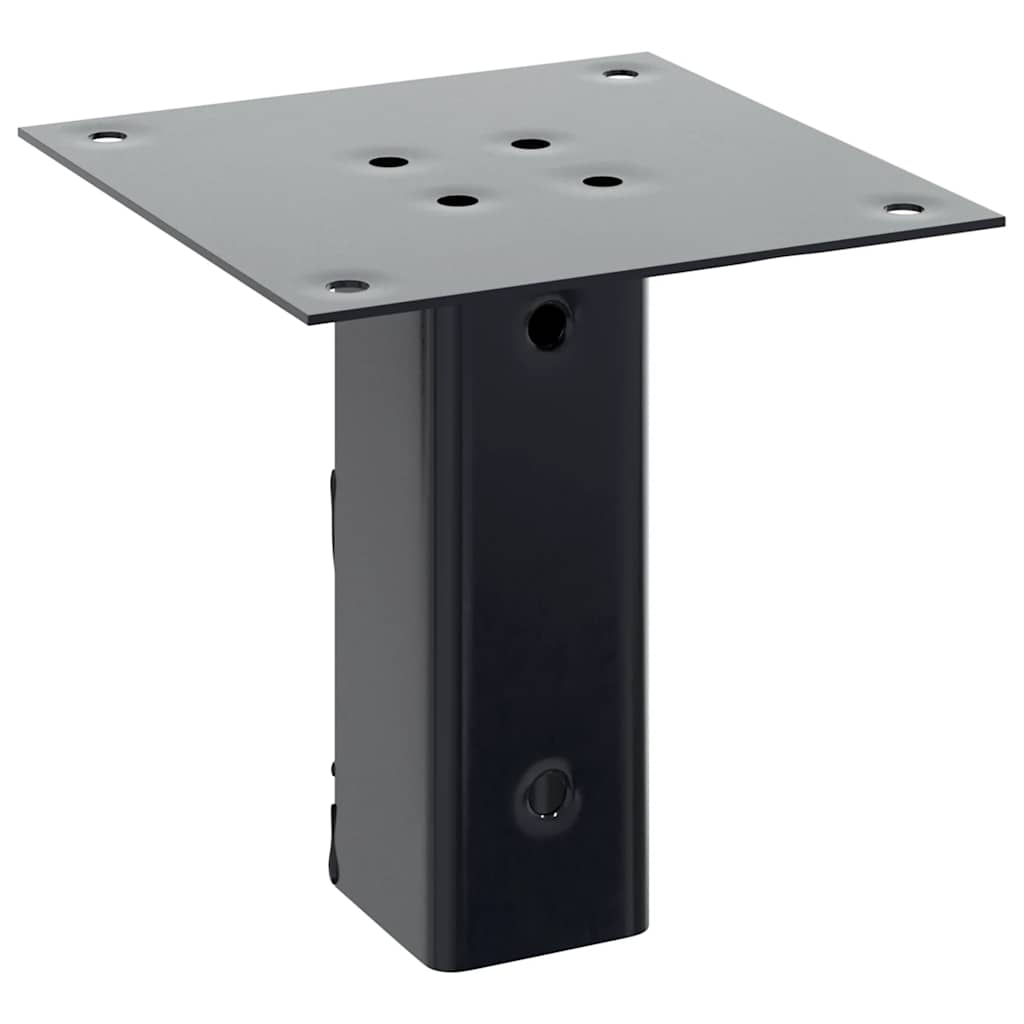 Stulpų pagrindai kvadratiniai, 12vnt., antracito sp., 51x51mm