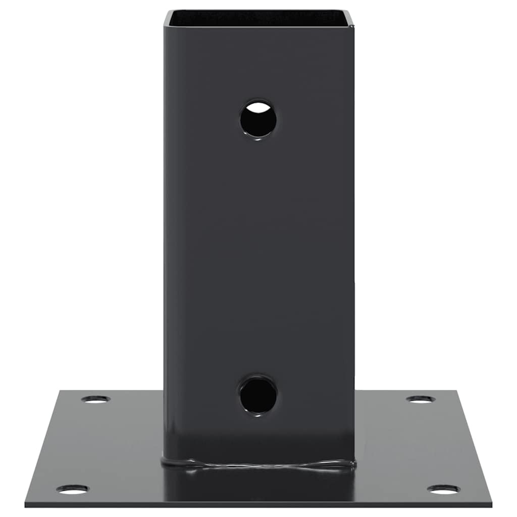 Stulpų pagrindai kvadratiniai, 4vnt., antracito sp., 61x61mm