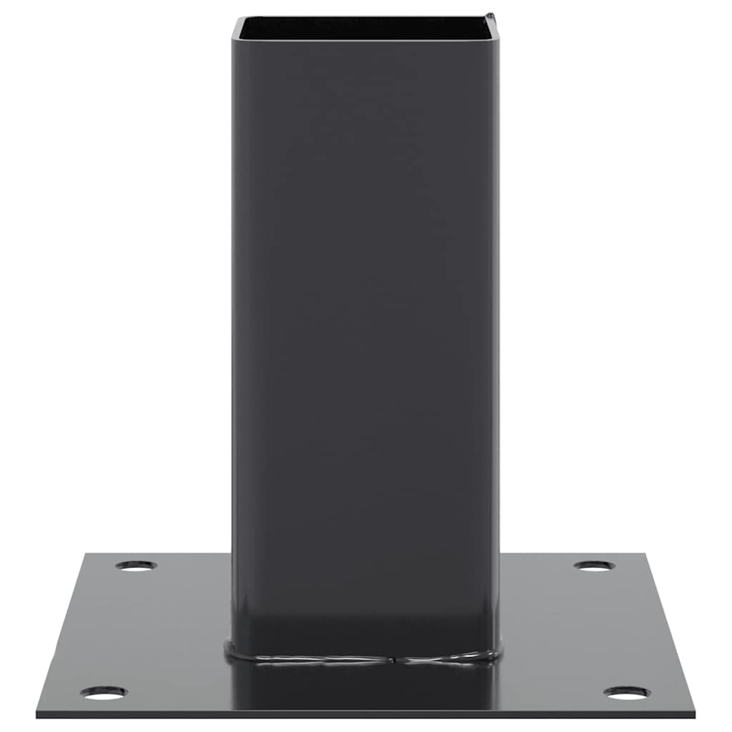 Stulpų pagrindai kvadratiniai, 12vnt., antracito sp., 61x61mm