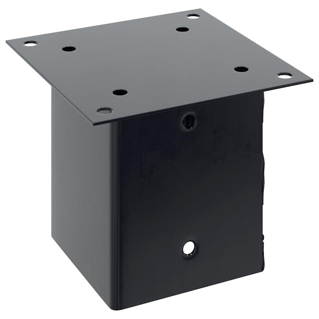 Stulpų pagrindai kvadratiniai, 12vnt., antracito sp., 101x101mm