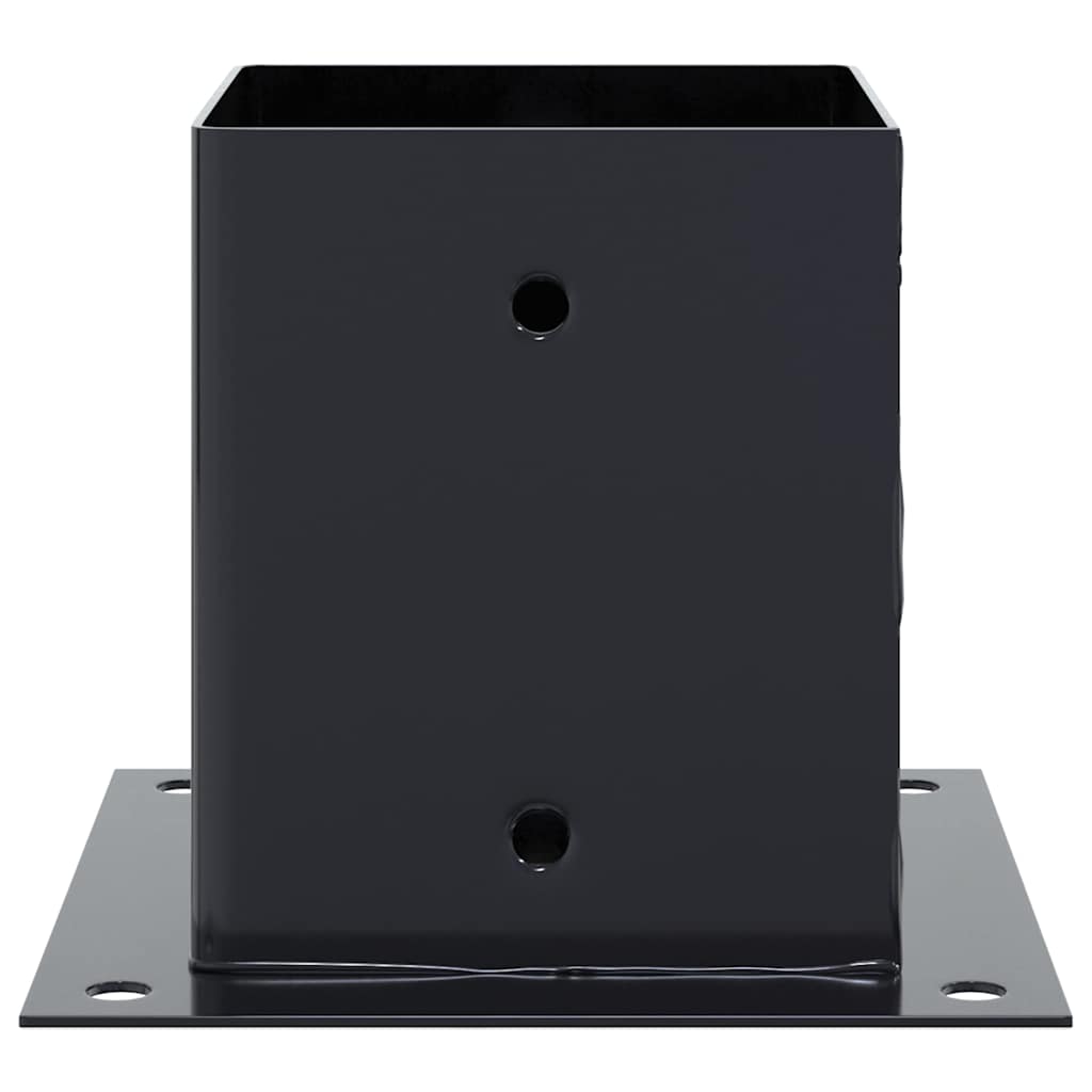 Stulpų pagrindai kvadratiniai, 4vnt., antracito sp., 121x121mm