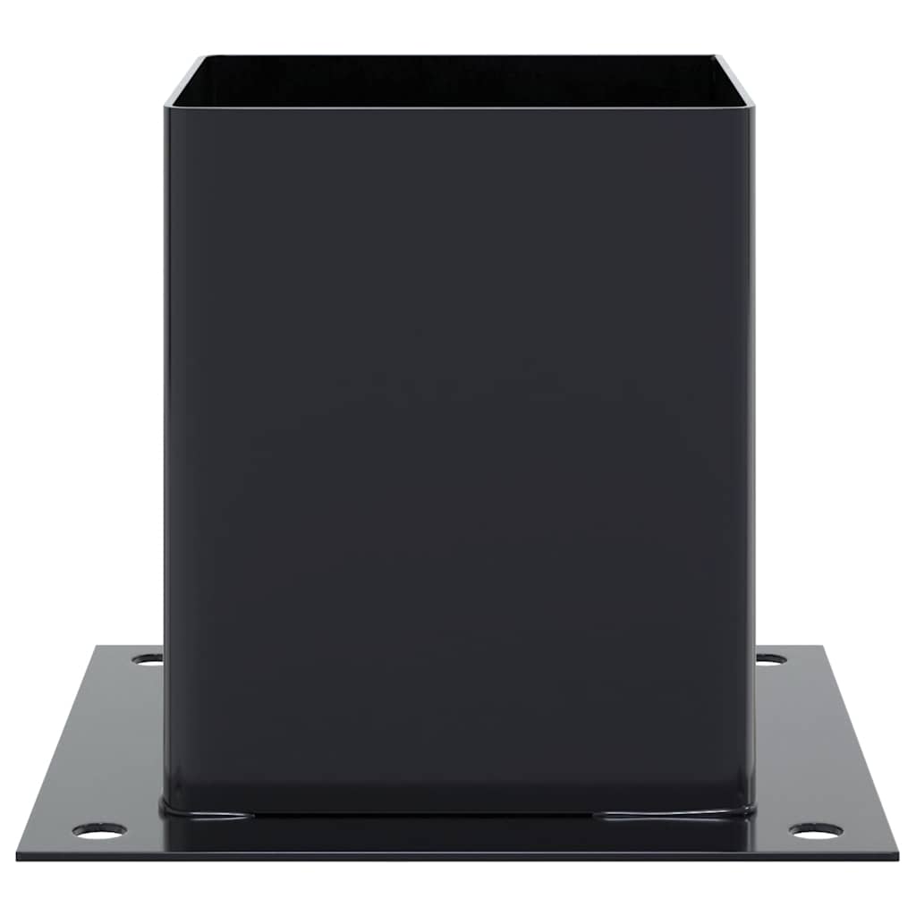 Stulpų pagrindai kvadratiniai, 4vnt., antracito sp., 121x121mm