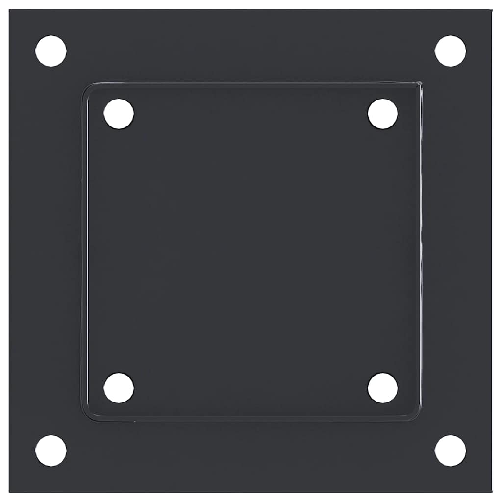 Stulpų pagrindai kvadratiniai, 4vnt., antracito sp., 121x121mm