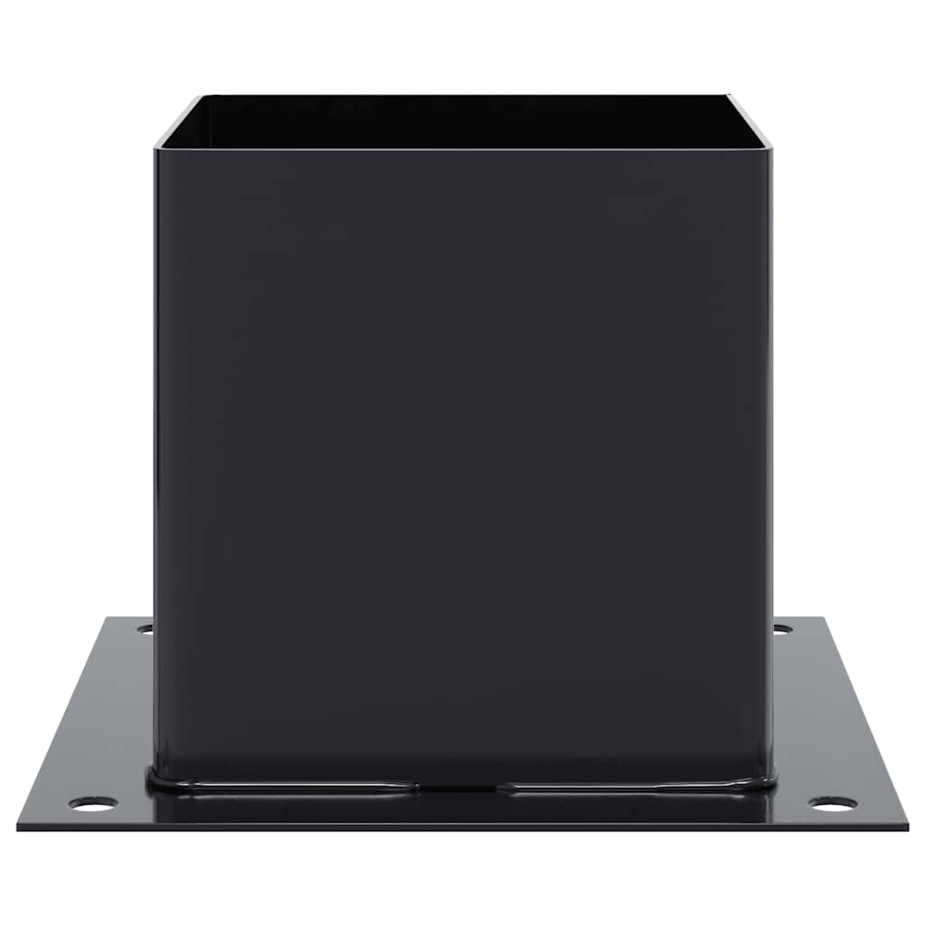 Stulpų pagrindai kvadratiniai, 4vnt., antracito sp., 141x141mm