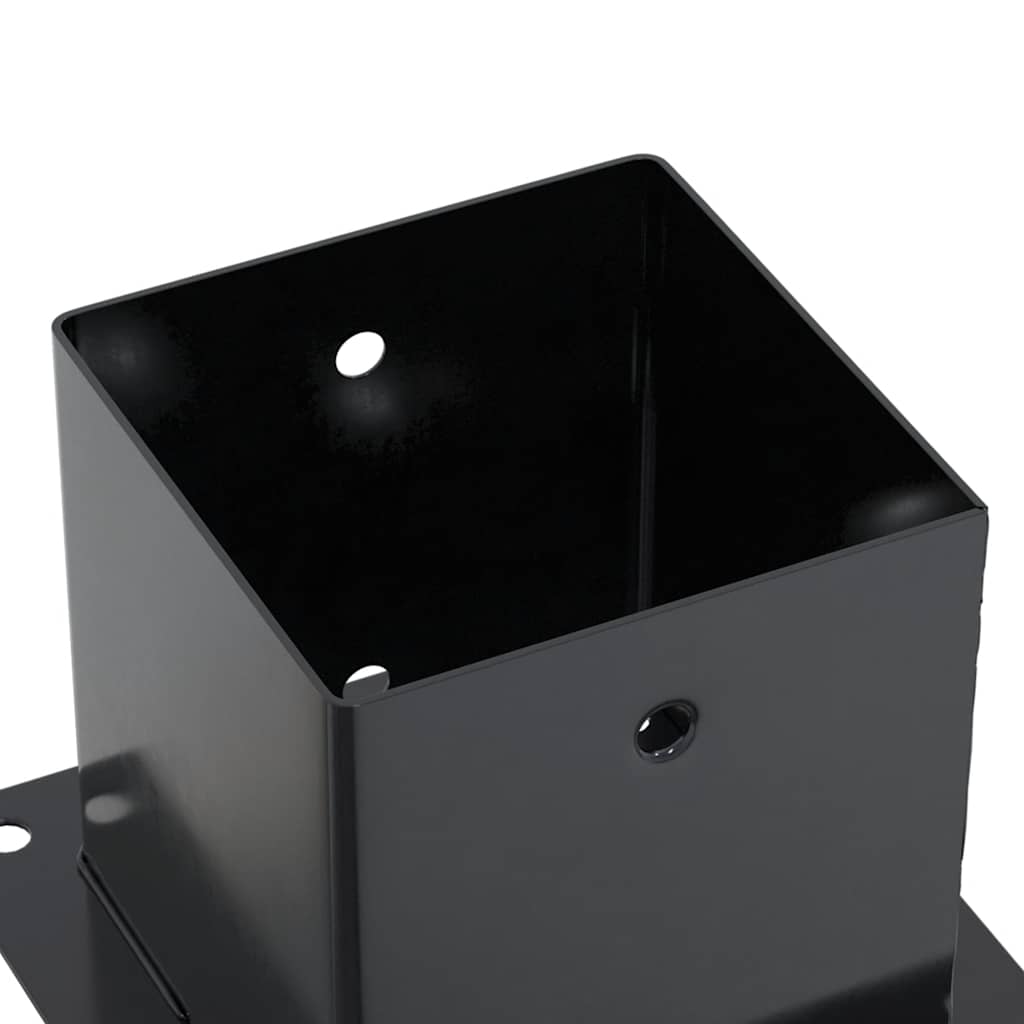 Stulpų pagrindai kvadratiniai, 12vnt., antracito sp., 141x141mm