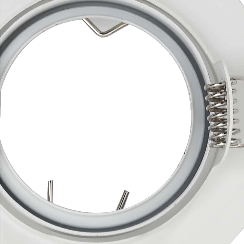 Įmontuojamos LED Šviesos 24 vnt Apvalios GU10 Baltos Ø90 mm Plieno