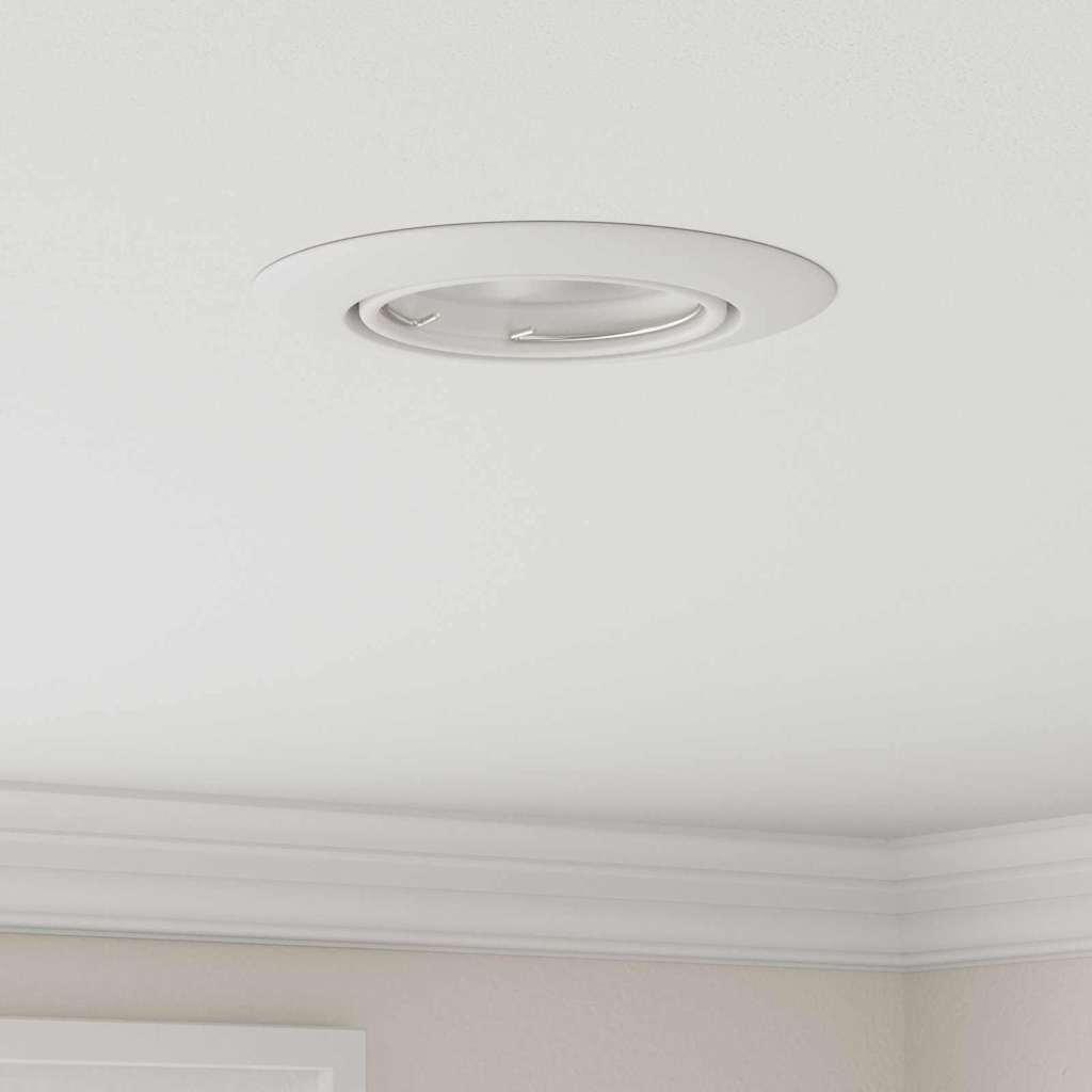 Įmontuojamos LED Šviesos 24 vnt Apvalios GU10 Baltos Ø90 mm Plieno