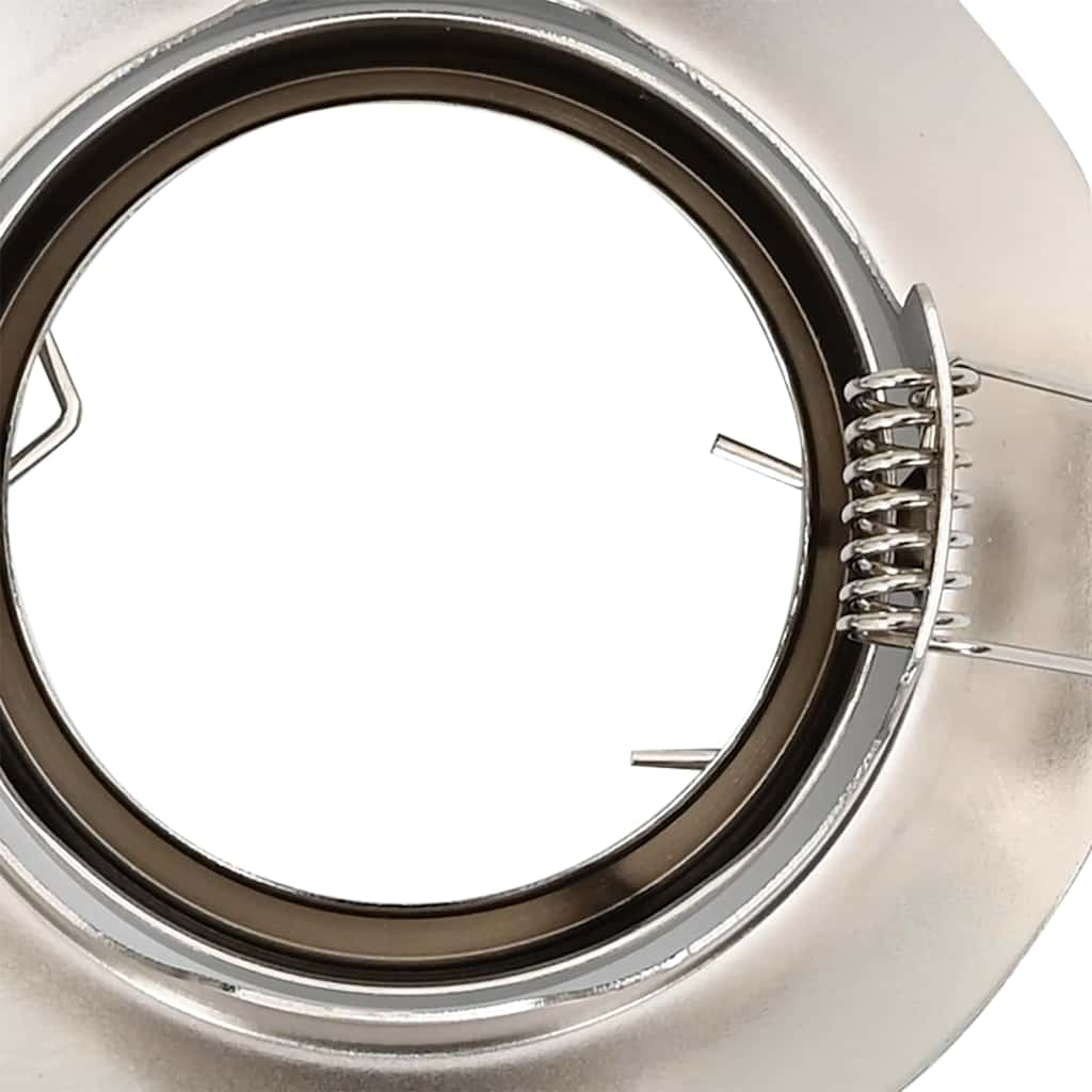 Įmontuojami Prožektoriai 24 vnt Apvalūs GU10 Sidabriniai Ø90 mm Plieniniai