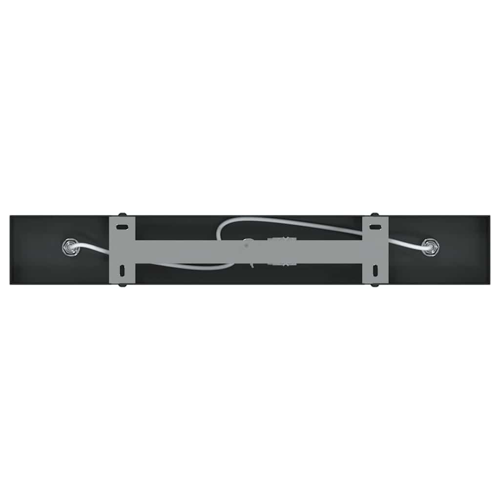 Lubų prožektorius su prožektoriais Juoda 38 x 6 x 16 cm metalas