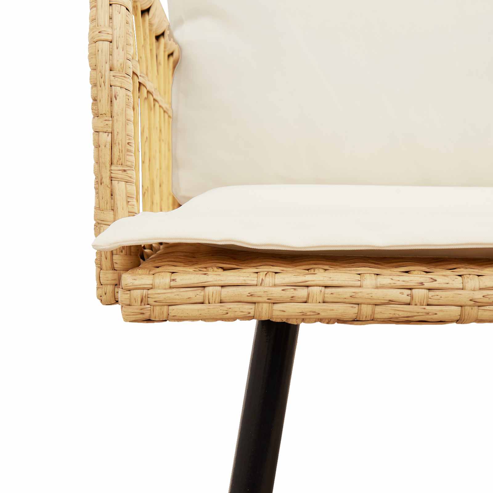 Sodo suolas su pagalve Gamta 114 x 64 x 90cm Plienas