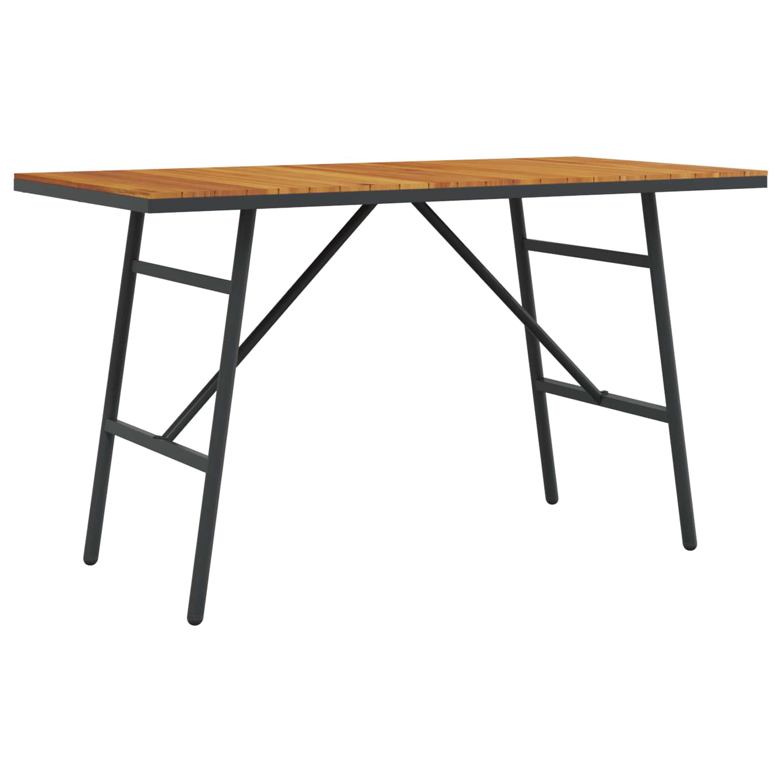 Ēdamistabas galds Brūns 110 x 55 x 62 cm Masīva akācijas koksne