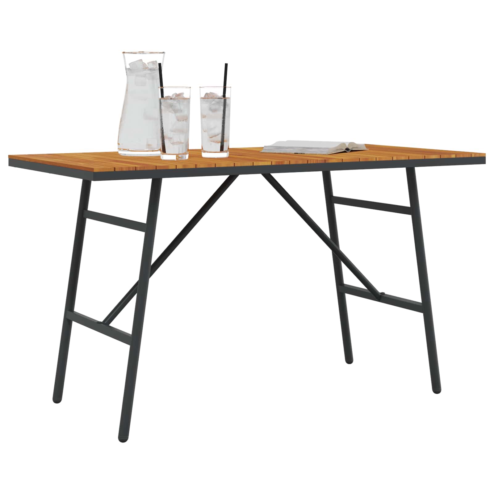 Ēdamistabas galds Brūns 110 x 55 x 62 cm Masīva akācijas koksne