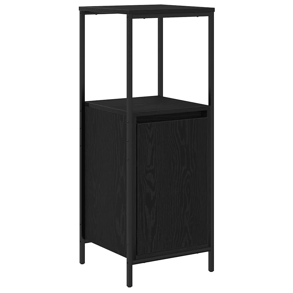 Vonios baldų rinkinys 3 pcs juoda ąžuolo 36 x 35 x 165 cm