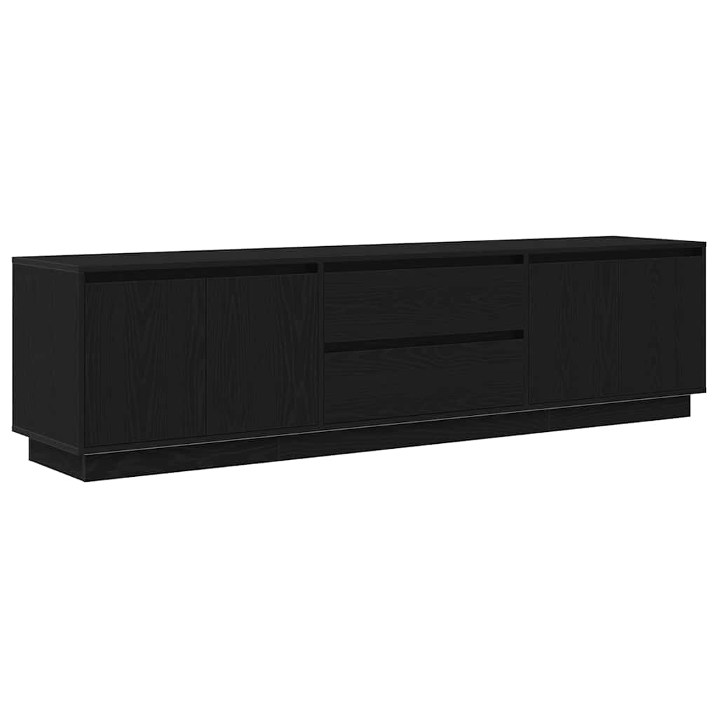 TV cabinet with LED lighting, 193.5x41x50 cm