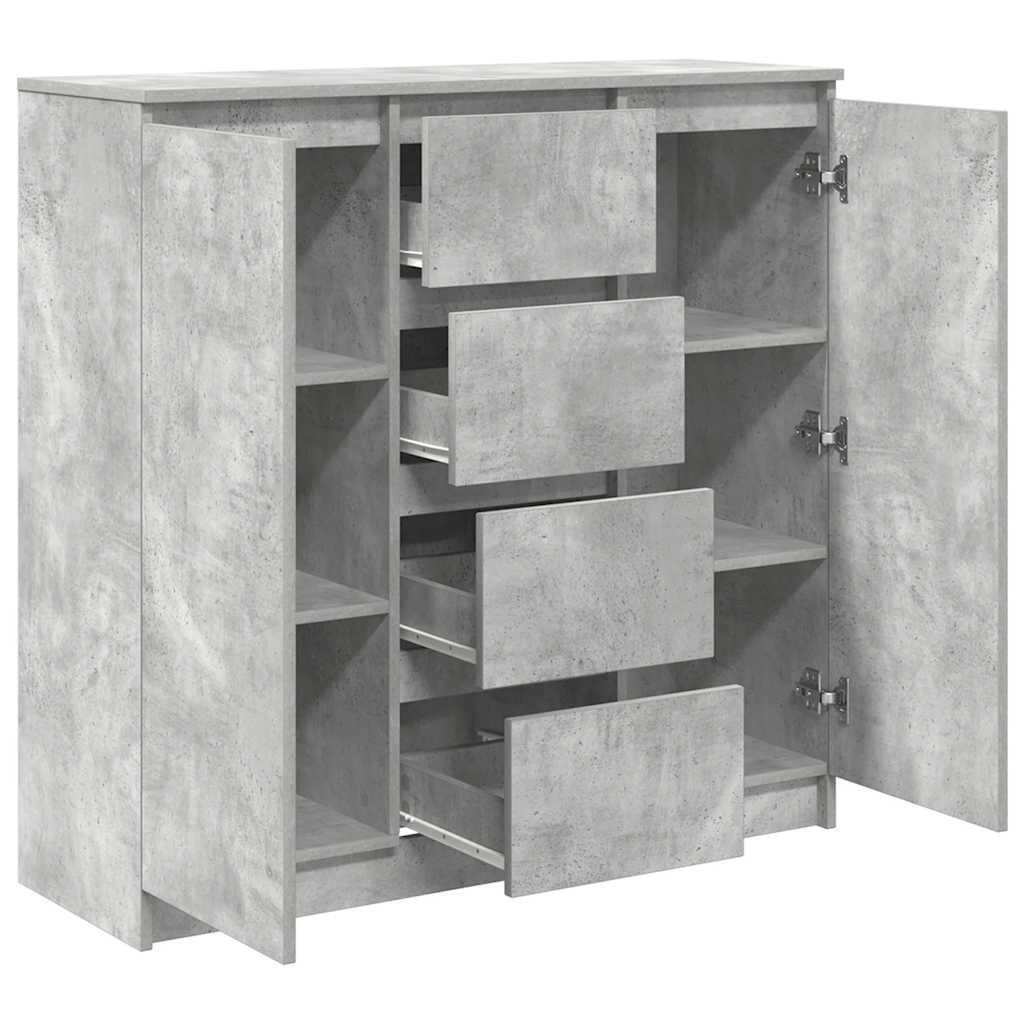 Šoninė spintelė su stalčiais, 100,5x35x98,5 cm, mediena