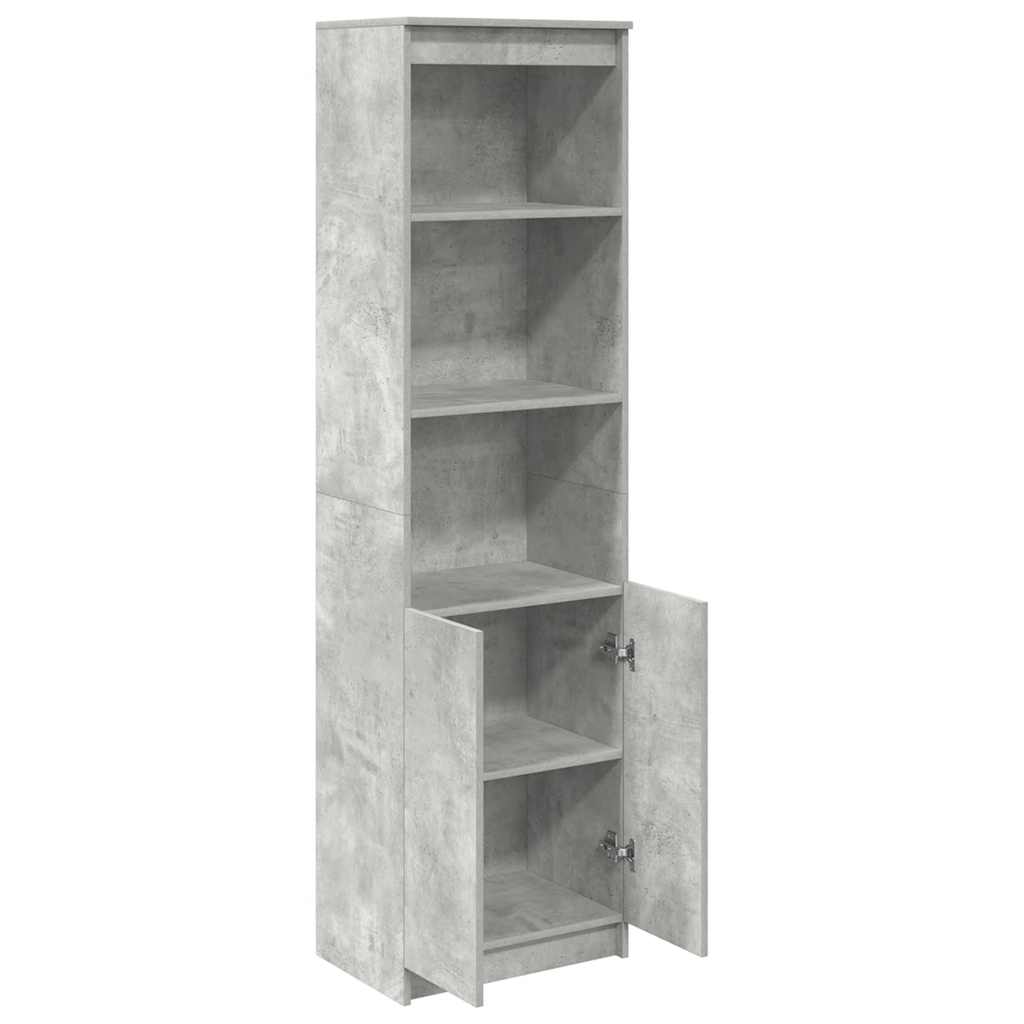 Komoda, betono pilkos spalvos, 50x35x180 cm apdirbta mediena